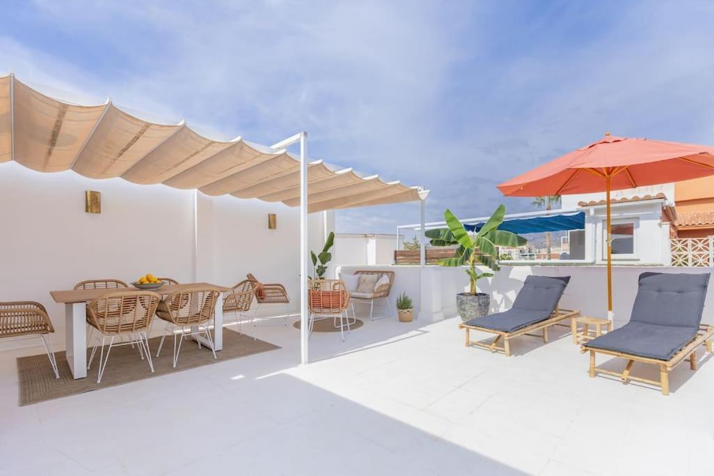 מאלגה Downtown Flat With 46 Sqm Private Rooftop Terrace מראה חיצוני תמונה